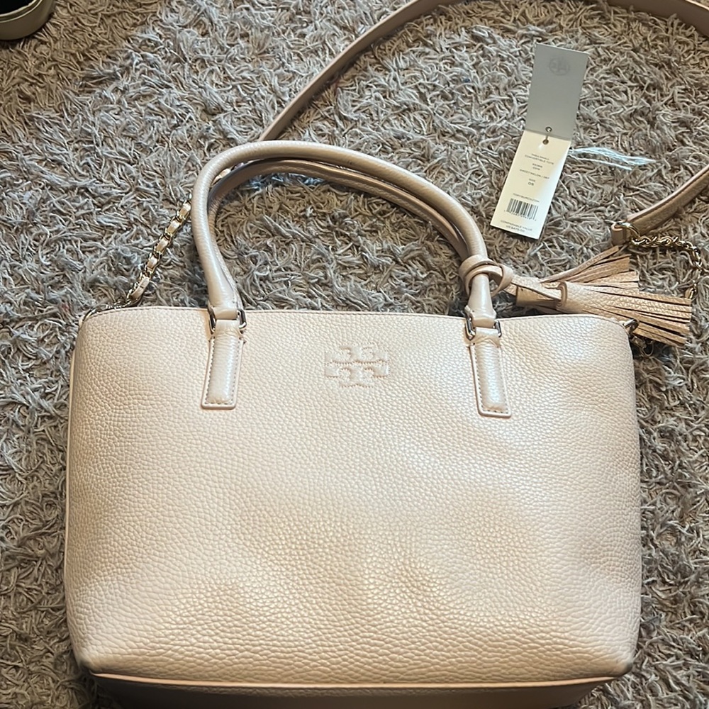 Tory Burch Thea Small Convertible Tote in Sweet Melon